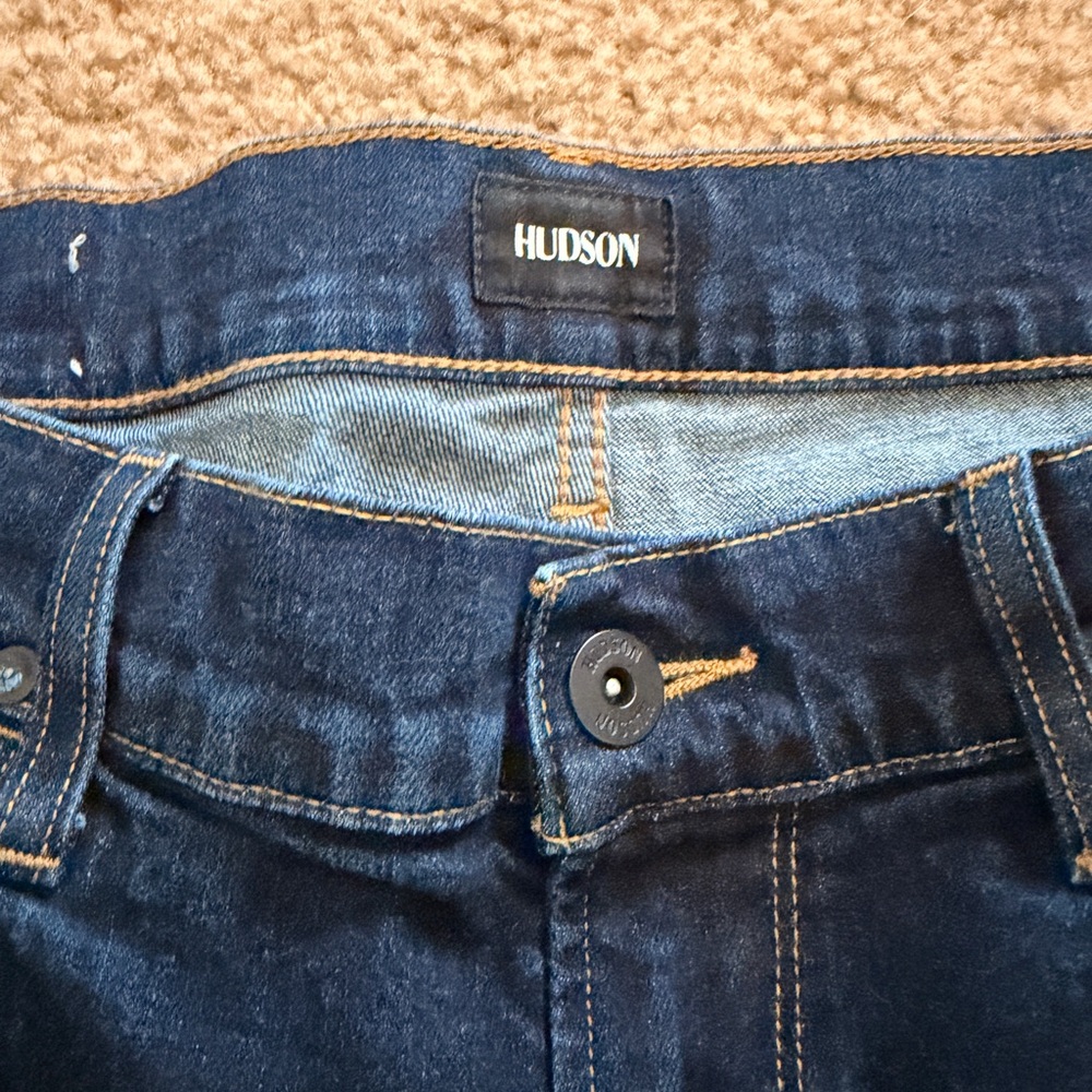 Hudson Jeans Dark Blue Denim - Picture 2 of 6